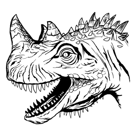 Ceratosaurus dinosaur that drops the Hide item when defeated in ARK: Survival Ascended