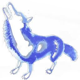 Disfraz fantasmal de Lobo Gigante