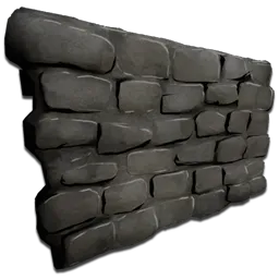 Stone Wall, Doorways & Windowframe