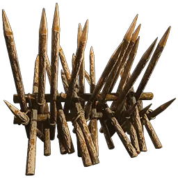 Wood Spike Wall